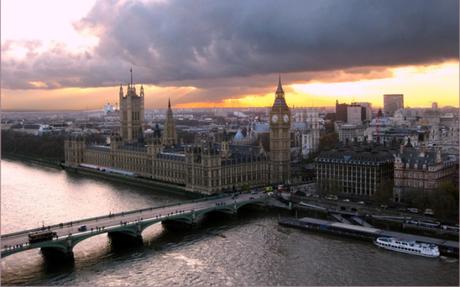 london skyline, skyline at dawn, big ben, s.c rhyne