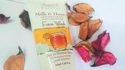 Anherb Natural Milk & Honey Face Wash Review