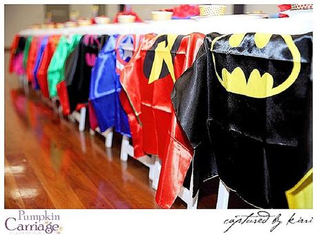 Super hero party by The Pumpkin Carriage