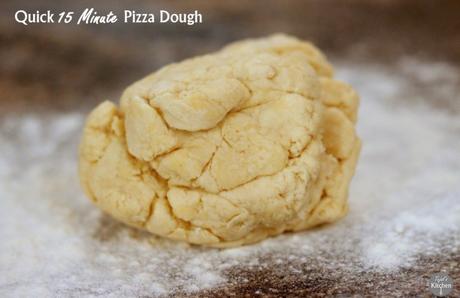 Quick 15 Minute Pizza dough (No Yeast)
