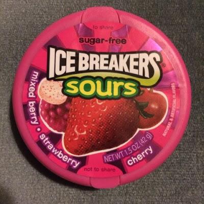 Today's Review: Ice Breakers Sours Mixed Berry, Strawberry & Cherry