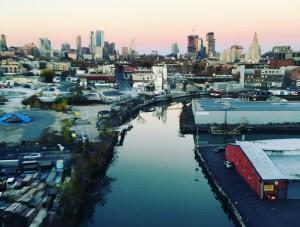 Gowanus Canal shot from Smith 9th St station