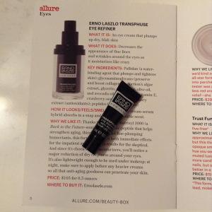 JANUARY 2016 ALLURE SAMPLE SOCIETY REVIEW