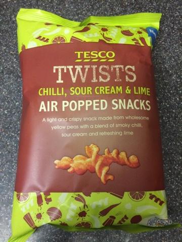 Today's Review: Tesco Twists: Chilli, Sour Cream & Lime