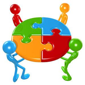 Linkware Freebie Image Teamwork Puzzle Concept... Linkware Freebie Image Teamwork Puzzle Concept...