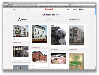 Ambient Ads on Pinterest