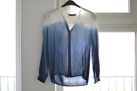 New In Tie Dye blouse Got this blouse as a belated Valentine's gift from