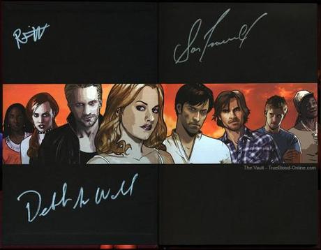 comicsignatures The Vault Exclusive: True Blood Cast Sign Comic Series 1 – “All Together Now”