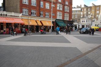 Exhibition Road South Shared Space Cafes