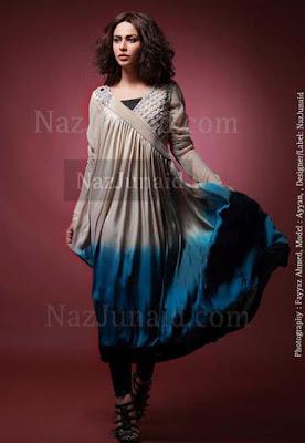 NazJunaid Pakistani & Indian Anarkali Pishwas Party Dresses