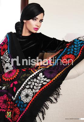 Nishat Linen Shawl Collection | Latest Shawl Designs