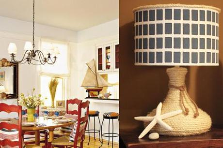 Inspired DIY: West Elm Nautical Rope Lamp Finished Sisal Rope Lamp