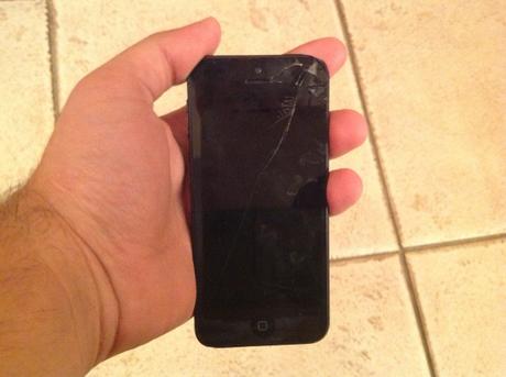 Damaged iPhone 5..