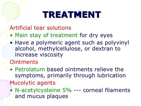what causes dry eyes