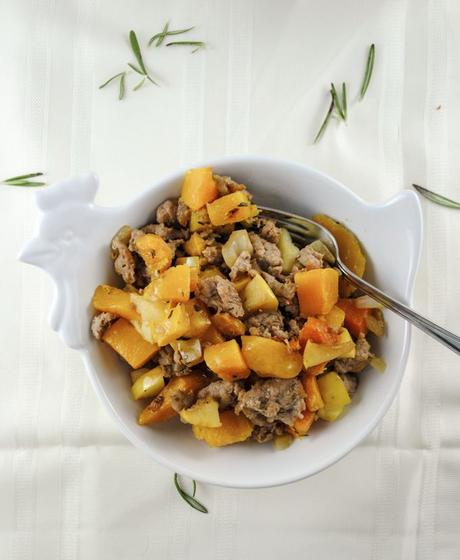 Italian Ground Turkey, Butternut Squash and Apple Hash Italian Ground Turkey, Butternut Squash and Apple Hash