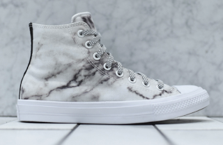 Etched In Marble:  Converse Chuck II FS White Marble Pack