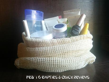 Empties & Quick Reviews | Jan '16