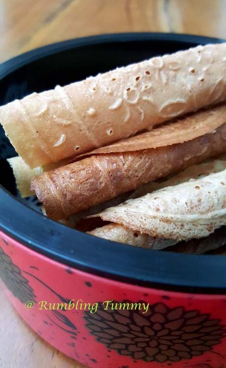 Love Letters aka Kueh Belada (rolled) Love Letters aka Kueh Belada (rolled)