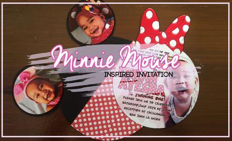 Invitation : Minnie Mouse Inspired