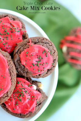 Valentine's Day Recipe: Triple Chocolate Cake Mix Cookies