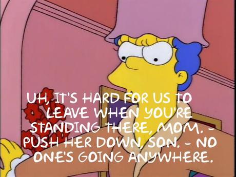 Simpsons Push Her Down
