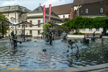 Stravinsky Fountain, Basel, Switzerland