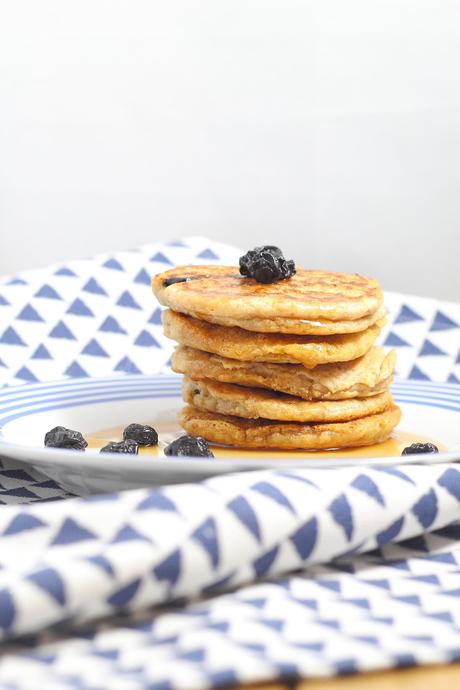 Blueberry Vegan Coconut Flour Pancakes