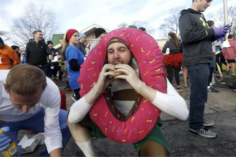Krispy Kreme Challenge: 5 Miles, 12 Doughnuts, Keep It Down