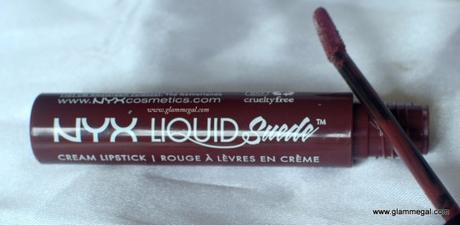 NYX liquid Suede Cream Lipstick Vintage Review price and swatches