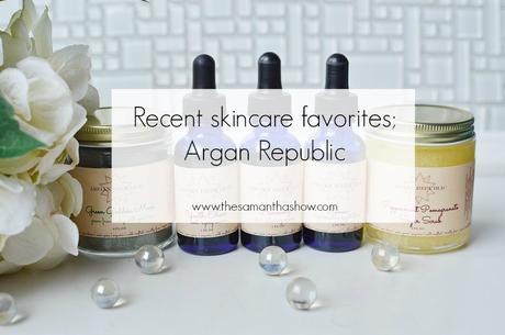 Recent skincare favorites; Argan Republic recent_skincare_favorites