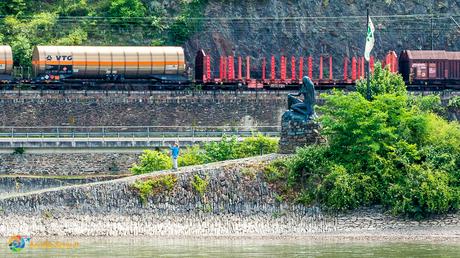I’m Sailing Away on a Rhine River Cruise The Lorelei on The Rhine River.