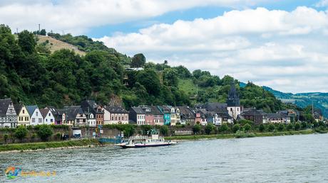 I’m Sailing Away on a Rhine River Cruise Small village along the Rhine River.