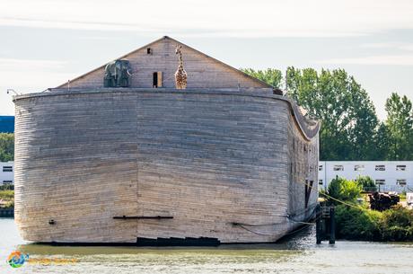 I’m Sailing Away on a Rhine River Cruise Model of Noah's ark.