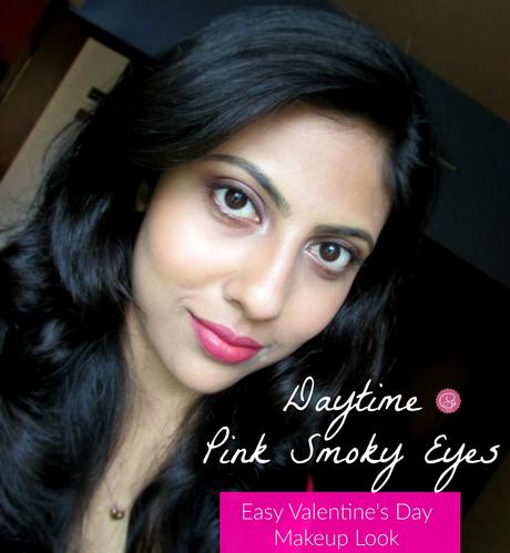 Easy Daytime Look for Valentine's Day || Wearable Pink Smoky Eyes| cherryontopblog.com