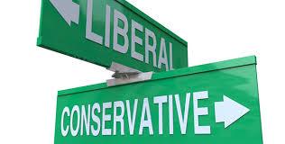 The liberal vs conservative look