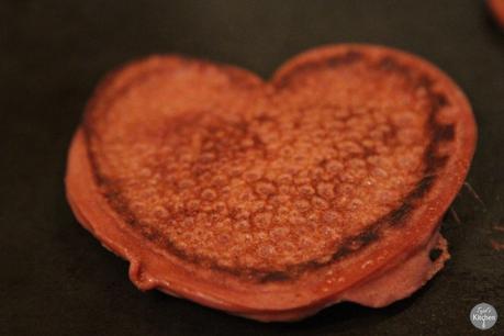 Valentines Red Velvet Pancakes