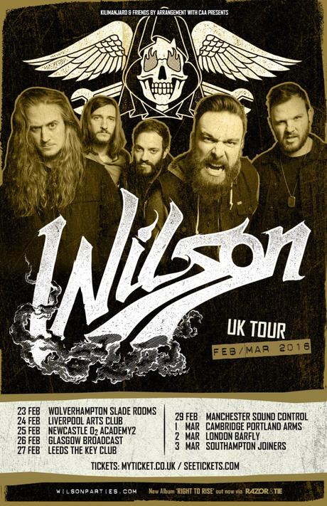 Book your tickets to see Detroit band Wilson. UK tour starts February 23rd