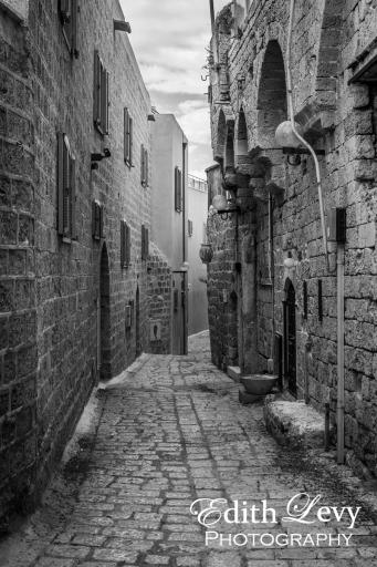 Israel, Tel Aviv, Old Jaffa, Yafo, black and white, old city, travel photography