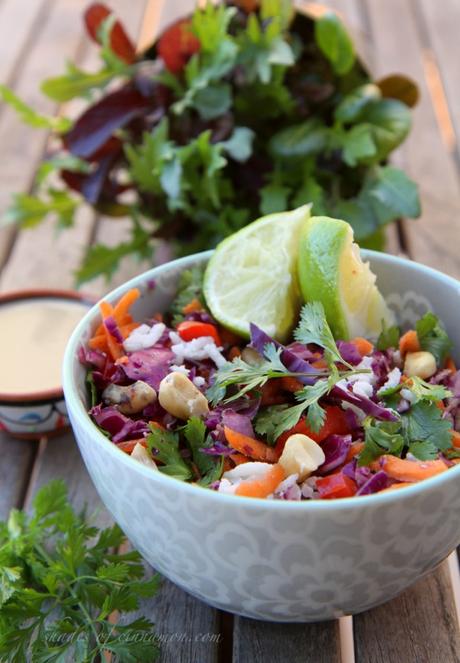 Insanely delicious Thai Salad with Coconut Rice