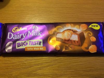 Today's Review: Dairy Milk Big Taste Toffee Whole Nut Today's Review: Dairy Milk Big Taste Toffee Whole Nut