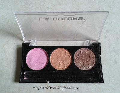 L.A Colors 3 Color Eyeshadow in Orchid Review & Swatches!