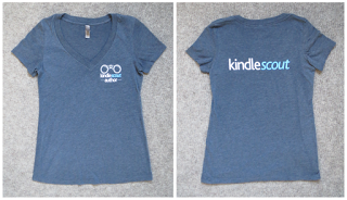 My Kindle Scout Author tee shirt arrives!