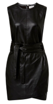 Seed Heritage Leather Wrap Dress. $599.95