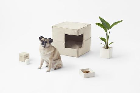 A collection of pet toys by Nendo. 