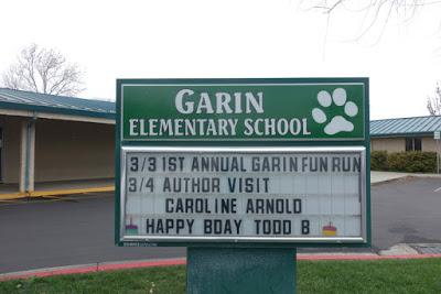 Author Visit, Garin School, Brentwood, CA
