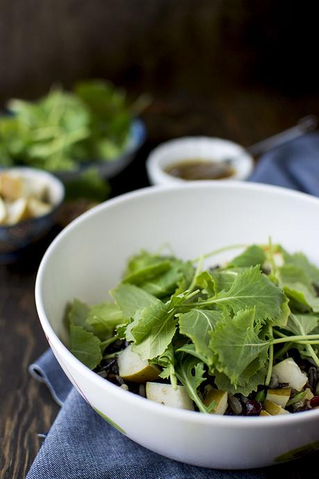 Kale and Wild Rice salad