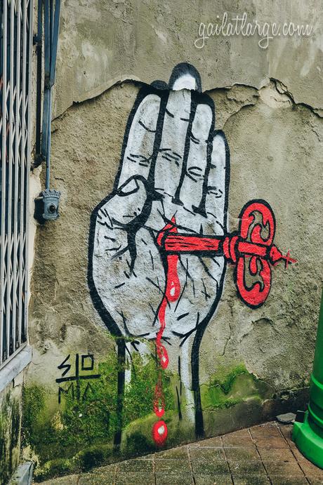 street art by SOMA in Cedofeita, Porto