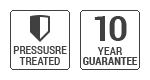 Hardwood or softwood – which is the best for garden furniture? Pressure treated with 10 year guarantee against rot