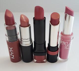 My most worn lipsticks