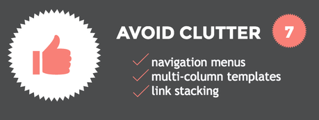 Mobile friendly emails Hack #7: avoid clutter